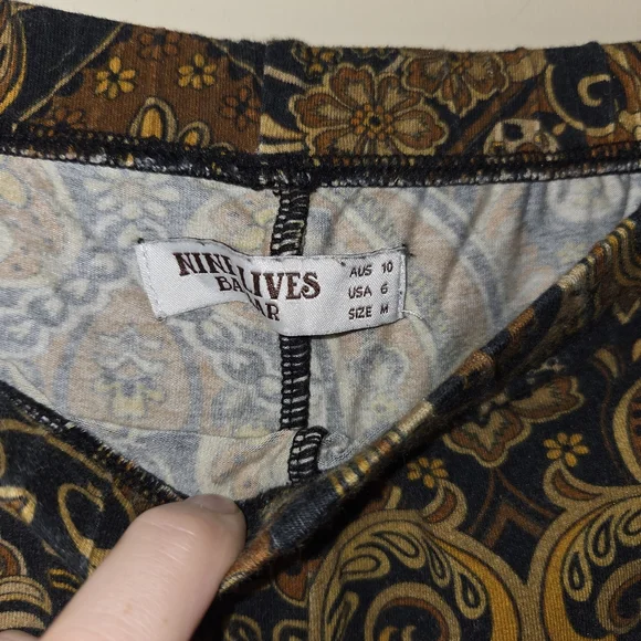 Nine Lives Bazaar Zeppelin Flares Paisley - Picture 6 of 9